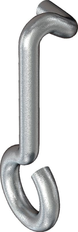 MW-DH Gancho de deck Gancho de chapa trapezoidal para suspensão dos sistemas de suspensão do cabo diamantado MW do deck de metal