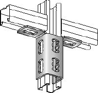 MQV-2D-R conector de calhas Conector de calhas em aço inoxidável (A4) para estruturas bidimensionais