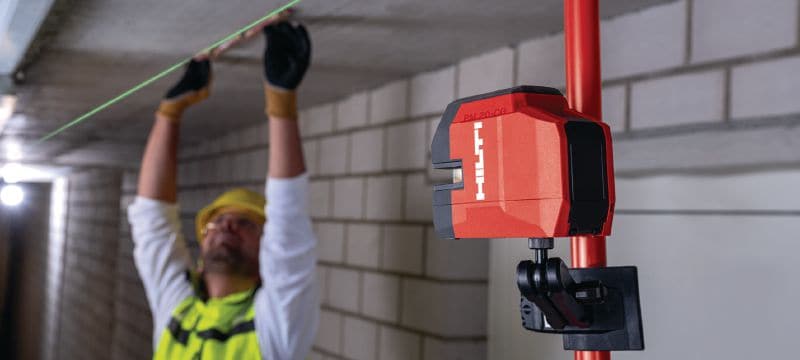 PM 20-CGE laser de linhas cruzadas e prumo de alta precisão Laser universal de feixe de luz verde de alta precisão com 2 linhas e 5 pontos para prumo, nivelamento, alinhamento e esquadrinhamento Aplicações 1