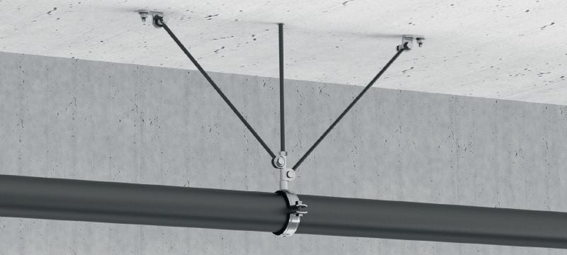 MT-S-HR DOBRADIÇA ANTI-SISMO Dobradiça galvanizada para suporte sísmico das estruturas de suporte MEP Aplicações 1