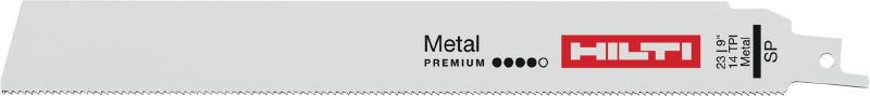 Lâminas para serra de sabre de metal médio (alta resistência) Lâmina para serra de sabre prêmio para longa vida em corte de metal de espessura de 1,5-10 mm