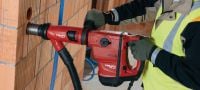 TE 60-ATC-AVR Martelo perfurador Martelete rotativo versátil e poderoso SDS Max (TE-Y) para perduração e cinzelamento de concreto, com Redução Ativa de Vibração (AVR) e Controle Ativo de Torque (ATC) Aplicações 4