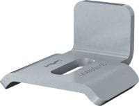 Guia de estribo de tubos MT-FPS-G Suporte orientador ajustável para fixar bases de calha para abraçadeiras MP-PS às vigas modulares Hilti MT