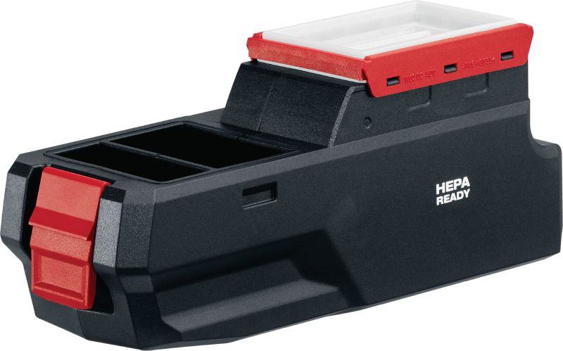 TE DRS-5 Sistema de remoção de pó Sistema de vácuo a bordo para coleta conveniente de poeira ao perfurar ou cinzelar com o martelete a bateria TE 5-22