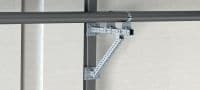 MI-SGC M16 Mordaça de viga única de aço laminado a quente (HDG) para conectar placas de base de aço MI a vigas de aço Aplicações 1
