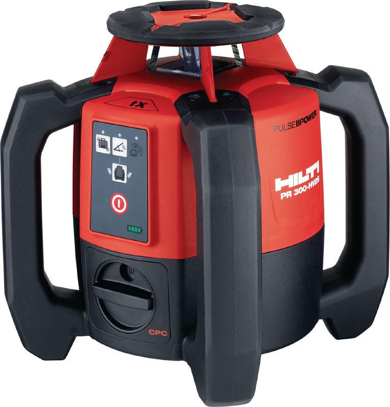 PR 300-HV2S Nível de laser rotativo para exterior Laser rotativo para nivelamentos horizontais, alinhamentos verticais, terraplanagens e esquadrias em espaços exteriores