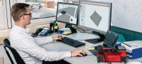 PROFIS Detection Office Software para análise e visualização de dados de scanners de concreto Ferroscan e sistemas de detecção X-Scan Aplicações 1