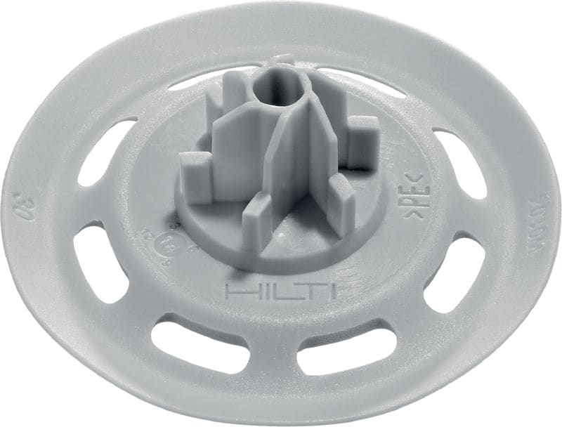 X-SW 30 MX Arruela flexível Anilha flexível para usar com pregos agrupados para fixar membrana impermeável a betão ou alvenaria.