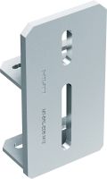 Conector parede a parede MT-EDB Placa de base ajustável de ancoragem para cargas pesadas para conectar horizontalmente uma viga MT entre duas paredes paralelas
