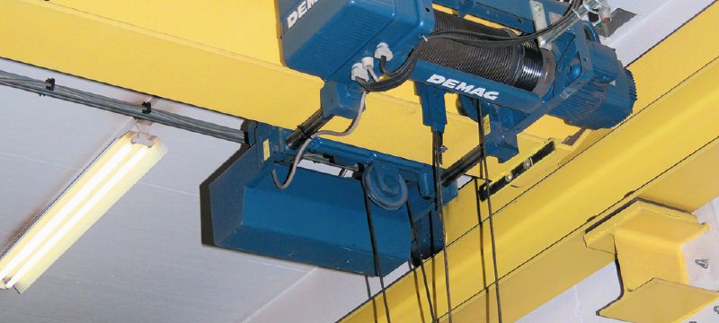 HDA-P Ancoragem de corte interior Bucha de corte interior de pré-fixação de alto desempenho para cargas dinâmicas (zincada) Aplicações 1