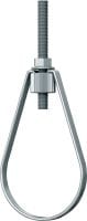 Apoio tubo de aspersor MP-SPN Parafuso rosca dupla de laço de sprinkler galvanizado premium com aprovações VdS, FM (≥ M10) e UL (≥ M10) para aplicações de sprinkler de fogo