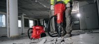 Martelo demolidor elétrico TE 3000-AVR para demolições pesadas Demolidor excepcionalmente potente para demolição de concreto de alta resistência, corte de asfalto, terraplanagem e aplicação de barras de aterramento Aplicações 1