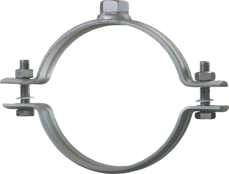 MP-MR Gancho para tubos de alta resistência Grampo para tubos de aço inoxidável padrão sem revestimento sonoro para aplicações de tubulação de ancoragem para cargas pesadas