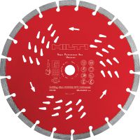 Lâmina diamantada universal SPX O mais recente disco diamantado com tecnologia Equidist para cortes de qualidade superior em diferentes materiais base
