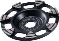 SP Coroa diamantada universal Mó diamantada premium para rebarbadoras – para maior rapidez no desbaste de betão, betonilha e pedra natural