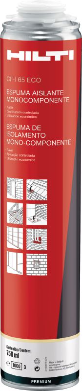 CF-I 65 ECO Espuma isolante de alto rendimento Espuma isolante multifunções de alto rendimento para aumentar a produtividade num vasto leque de temperaturas