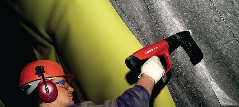 X-SW 30 MX Arruela flexível Anilha flexível para usar com pregos agrupados para fixar membrana impermeável a betão ou alvenaria. Aplicações 1