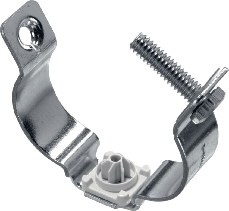 X-EMTSC MX Grampo de montagem Grampo de sustentação para cabo/conduíte metálico com fecho de parafuso para uso com pente de pregos