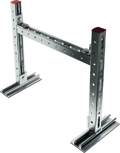MT-B-LDP S placa de distribuição da carga Carga pequena para instalação dos dutos de ventilação, tubulações ou bandejas de cabos em telhados planos