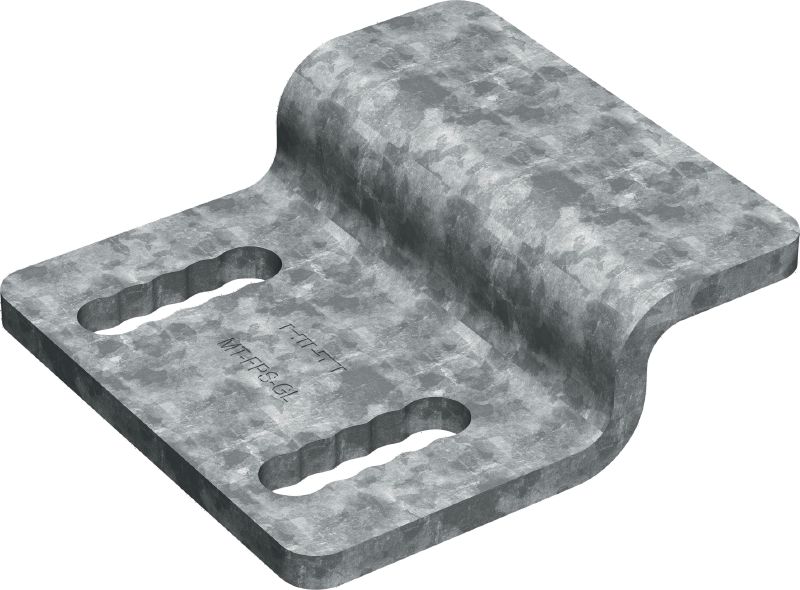 Guia de estribo (larga) MT-FPS-GL OC Suporte guia ajustável para fixação de estribos deslizantes em vigas MT-90 e 100, para uso exterior com poluição baixa