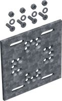 Chapa modular MT-P-G OC Chapa modular para montagem de estruturas modulares em aço estrutural sem a necessidade de fixação direta