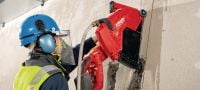DCH 300-X Cortador elétrico Ferramenta elétrica portátil de corte diamantado seco e molhado – profundidade de corte até 120 mm com discos de 305 mm Aplicações 2
