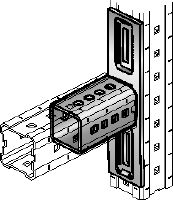 Conector MIC-L Conector de aço laminado a quente (HDG) para fixação de vigas MI perpendicularmente entre si