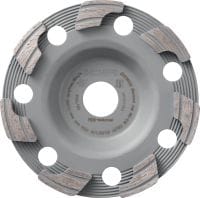 P Coroa diamantada universal Mó diamantada padrão para rebarbadoras – para maior rapidez no desbaste de betão, betonilha e pedra natural