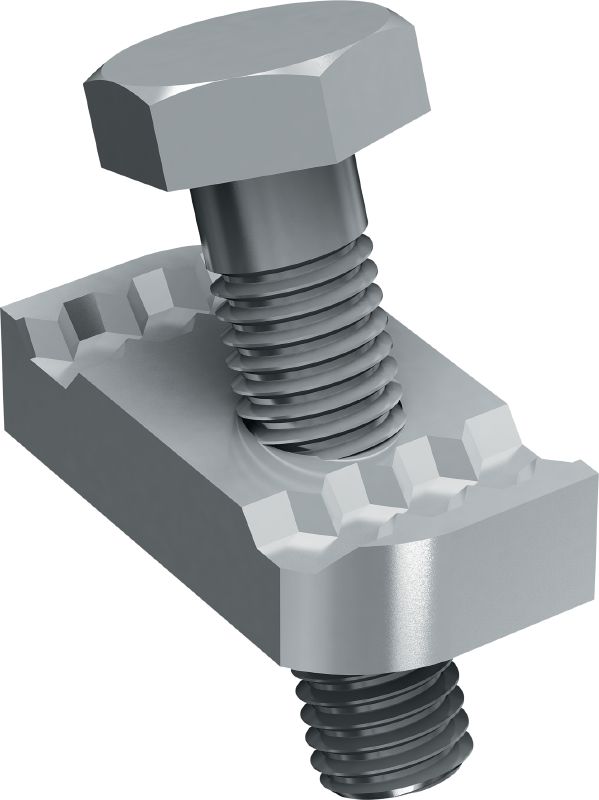Reforço de barra MT-S-RS Conector pré-montado para fixar calha de escora em torno da barra roscada para oferecer suporte sísmico
