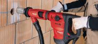 TE DRS-Y Sistema de remoção de pó Sistema de aspiração para perfuração e cinzelamento de betão com martelos perfuradores Hilti SDS Max (TE-Y) Aplicações 4