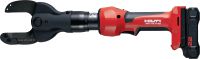 Alicate corta cabos de cobre/alumínio a bateria NCT 53 C-22 Alicate em linha a bateria para cabos de cobre e alumínio até 2” │ 50 mm (plataforma de baterias Nuron)
