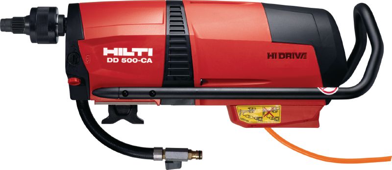 DD 500-CA Perfuratriz diamantada Máquina de perfuratriz diamantada de alta resistência trifásica com motor de alta frequência e unidade de autoalimentação opcional para perfuração de concreto com base em sonda de 82 a 600 mm (3-7/32 a 23-5/8”) de diâmetro