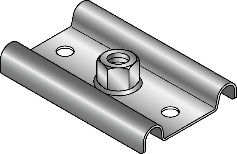 Placa base de ponto fixo MFP-GP Placa de base galvanizada premium para aplicações de ponto leves (métrico)