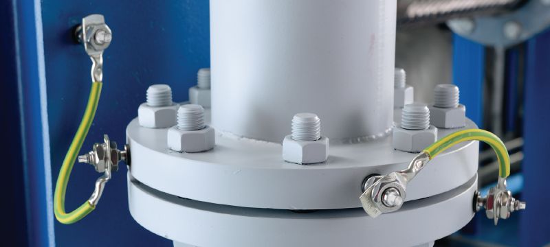 S-BT-ER Conector elétrico Pino de aparafusamento roscado (aço inoxidável, rosca métrica) para conexões elétricas em aço em ambientes altamente corrosivos Aplicações 1