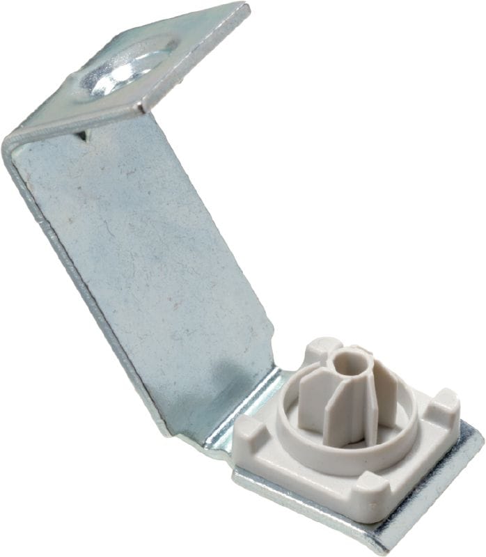 X-EHS W MX Gancho de teto para prender barra roscada Mordaça para varão roscado de metal, para fixações elétricas/mecânicas de resistência leve em tetos, e uso com pente de pregos
