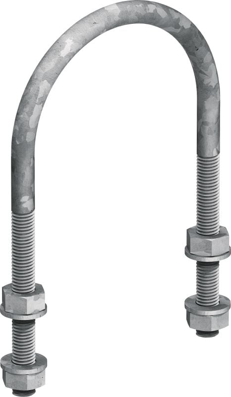MP-UB (métrico) Parafusos em U galvanizados para aplicações de tubulação universais