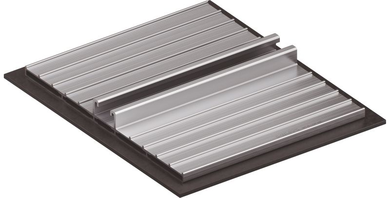 MT-B-LDP ME placa de distribuição da carga Carga média para instalação dos dutos de ventilação e equipamentos de tentilação em telhados planos