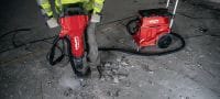 Martelo demolidor elétrico TE 3000-AVR para demolições pesadas Demolidor excepcionalmente potente para demolição de concreto de alta resistência, corte de asfalto, terraplanagem e aplicação de barras de aterramento Aplicações 3