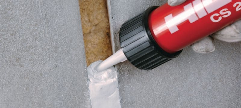 Selador corta-fogo de silicone CP 601s Selador a base de silicone fornecendo movimento máximo em juntas e penetrações de tubos com reação à regulamentação ao fogo Aplicações 1