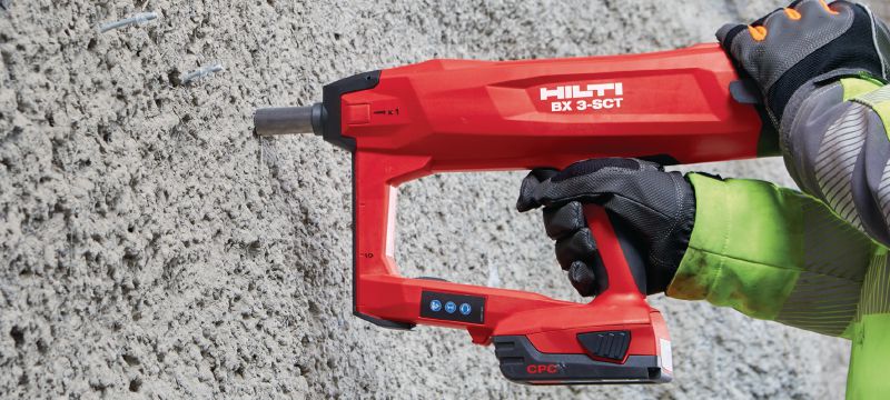 BX 3 SCT Ferramenta de teste de concreto projetado Ferramenta de fixação a bateria para testar betão projetado utilizando ancoragens de expansão SCT Aplicações 1
