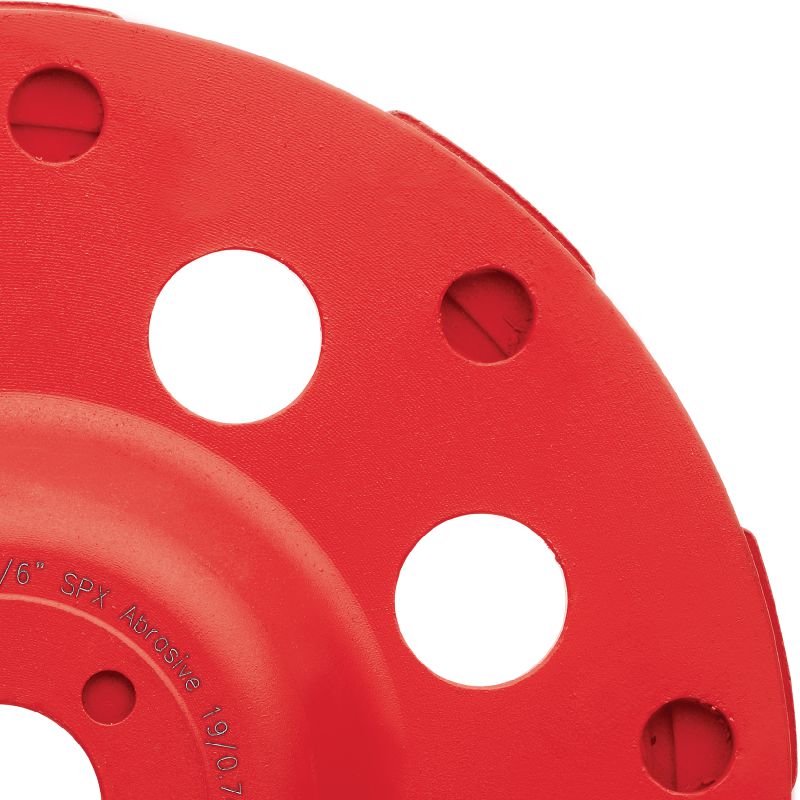 SPX Coroa diamantada abrasiva (para DG/DGH 150) Coroa diamantada suprema para a rebarbadora diamantada DG/DGH 150, para desbaste de concreto verde e abrasivo