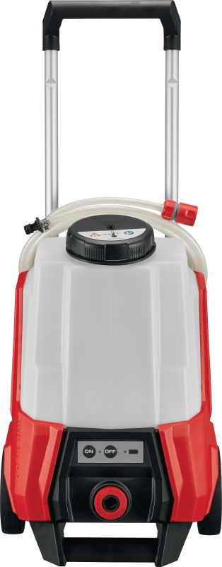 DWP 15-22 Tanque de água Tanque de alimentação de água alimentado a bateria para corte úmido/perfuração (Nuron Plataforma à bateria)