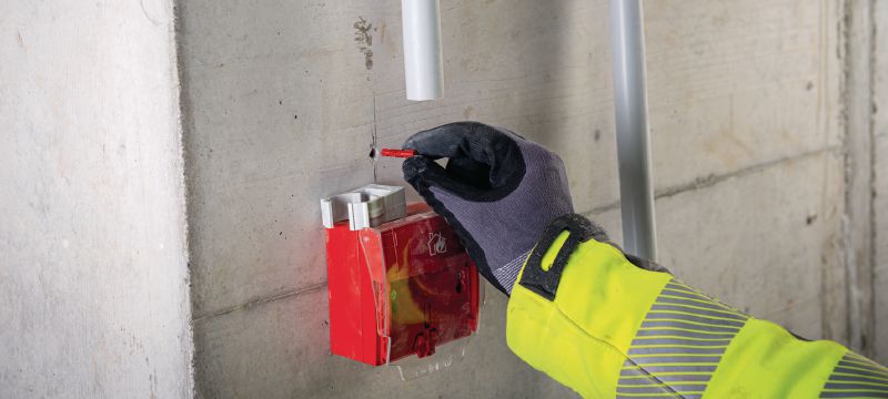 HUD-2 Plugue de parede de plástico Bucha plástica universal para tampões ligeiras a paredes de caixa de ar e maciças Aplicações 1