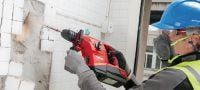 Cinzéis de escalonamento TE-CX SC (um lado) Cinzel plano largo (poligonal) SDS Plus (TE-C) superior para lascar superfícies em concreto e alvenaria (borda de corte de um lado) Aplicações 1