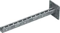 Braço MT-BR-40 O4 OC Braço com calha de escora MT-40 e placa de base de quatro orifícios, para uso externo com baixa poluição