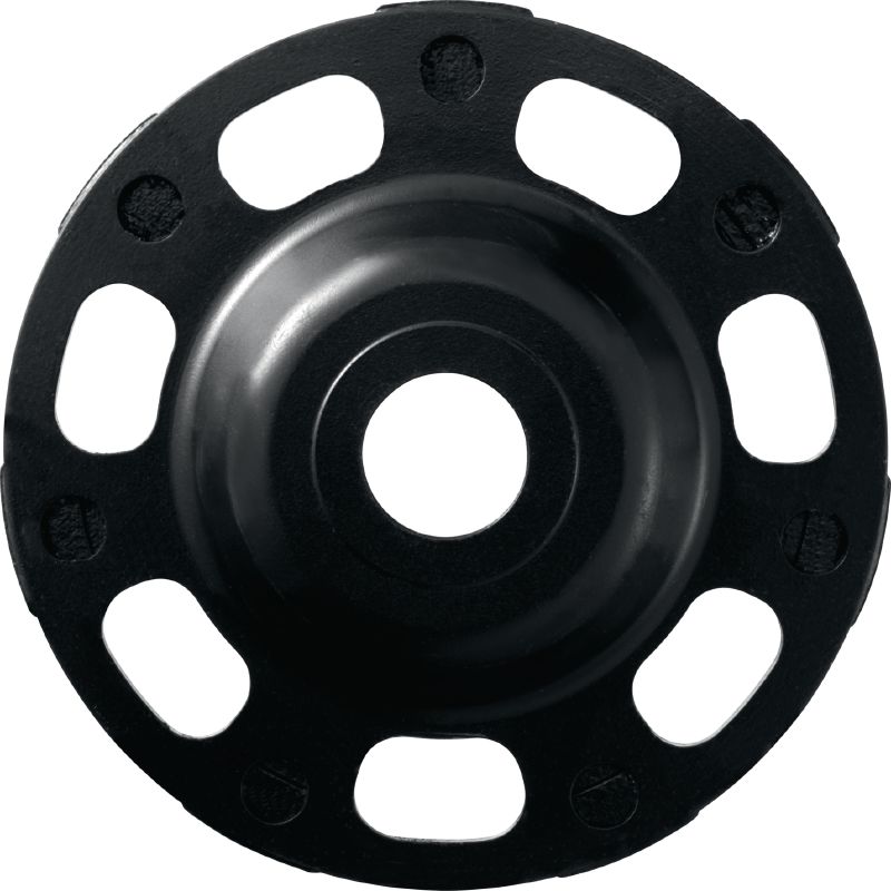 SP Coroa diamantada universal Mó diamantada premium para rebarbadoras – para maior rapidez no desbaste de betão, betonilha e pedra natural