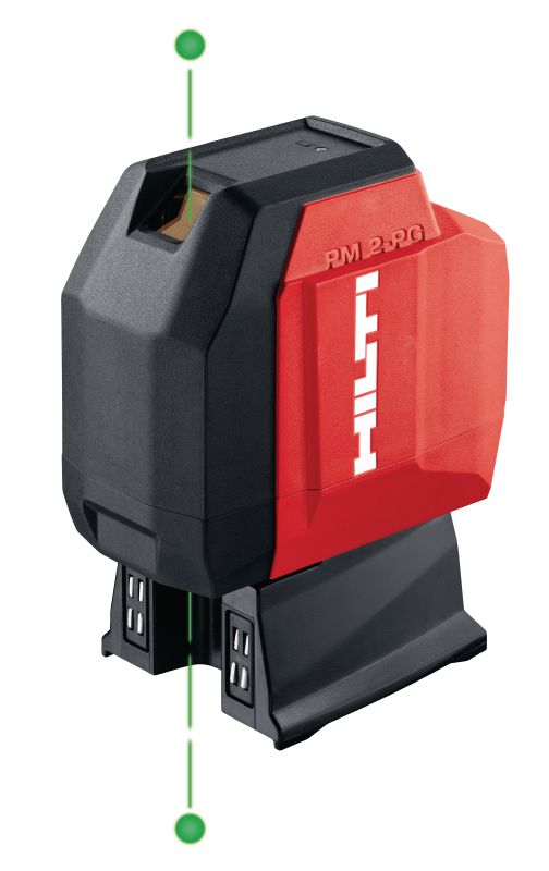 PM 2-PG laser verde de prumo Verde laser de pontos com 2 pontos de alta visibilidade para transferir pontos na vertical e definir prumo