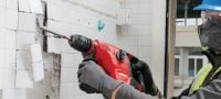Cinzéis de azulejo TE-CX TI Ponteiro de azulejos SDS Plus (TE-C) autoafiáveis para raspagem de materiais superficiais Aplicações 1