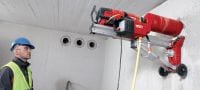 DD 500-CA Perfuratriz diamantada Máquina de perfuratriz diamantada de alta resistência trifásica com motor de alta frequência e unidade de autoalimentação opcional para perfuração de concreto com base em sonda de 82 a 600 mm (3-7/32 a 23-5/8”) de diâmetro Aplicações 3