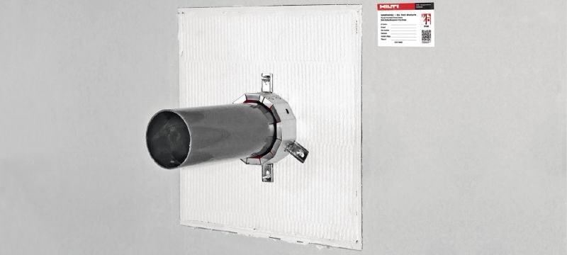CP 670 Revestimento de placa corta-fogo Sistema de revestimento corta-fogo para placas minerais com um amplo leque de homologações para selagem de médias a grandes aberturas Aplicações 1